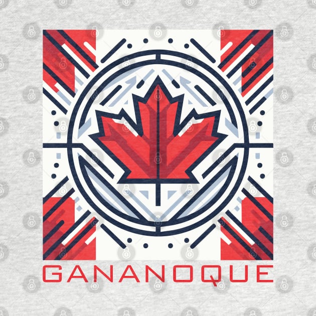 Gananoque Ontario Canada Flag by Heartsake